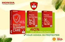 Plus que jamais, roulez en toute sécurité et sérénité avec Honda Tunisie 
