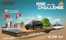 Avec le HONDA CR-V 4 X 4 ! Relevez tous les défis et soyez toujours prêts pour la grande aventure.