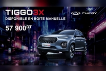 Chery Tiggo 3X en version boîte manuelle : plus puissante et mieux équipée, à 57 900 DT