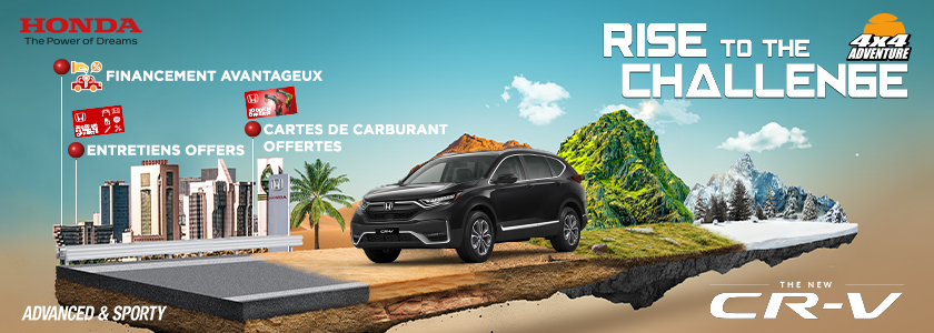 Peu importe votre mode de financement : au comptant, banque ou leasing ? Bénéficiez de divers avantages avec l'acquisition du Honda CR-V 4X4